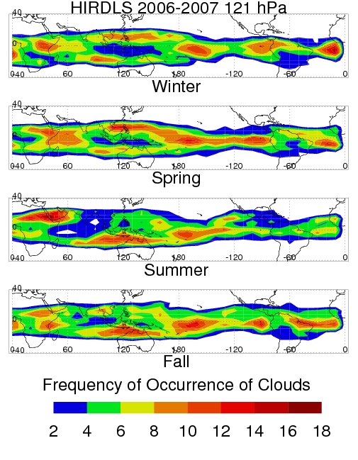 HIRDLS views of cirrus clouds.